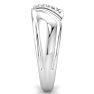 Men's 1/10ct Diamond Ring In 10K White Gold Image-4