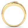 Men's 1/10ct Diamond Ring In 14K Yellow Gold Image-3