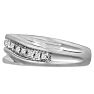 Men's 1/10ct Diamond Ring In 14K White Gold Image-2