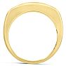 Men's 1/10ct Diamond Ring In 14K Yellow Gold Image-4