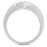 Men's 1/3ct Diamond Ring In 14K White Gold Image-4