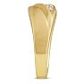 Men's 1/3ct Diamond Ring In 14K Yellow Gold Image-5