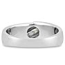 Men's 1/10ct Diamond Ring In 14K White Gold Image-3