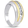 Men's 1/2ct Diamond Ring In 10K Two-Tone Gold Image-6