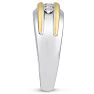 Men's 1/2ct Diamond Ring In 14K Two-Tone Gold Image-5