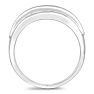 Men's 1/2ct Diamond Ring In 14K White Gold Image-4