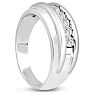 Men's 1/2ct Diamond Ring In 14K White Gold Image-6
