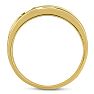 Men's 1/2ct Diamond Ring In 10K Yellow Gold Image-4