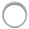 Men's 1/2ct Diamond Ring In 14K White Gold Image-4