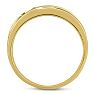 Men's 1/2ct Diamond Ring In 14K Yellow Gold Image-4