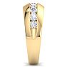 Men's 1ct Diamond Ring In 10K Yellow Gold Image-4