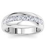 Men's 1ct Diamond Ring In 14K White Gold Image-1