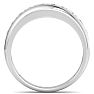 Men's 1ct Diamond Ring In 14K White Gold Image-3