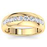 Men's 1ct Diamond Ring In 14K Yellow Gold Image-1