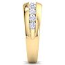 Men's 1ct Diamond Ring In 14K Yellow Gold Image-4