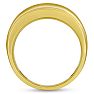 Men's 1ct Diamond Ring In 10K Yellow Gold Image-4