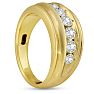 Men's 1ct Diamond Ring In 10K Yellow Gold Image-6