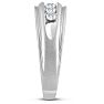 Men's 1/2ct Diamond Ring In 10K White Gold Image-5