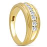 Men's 1/2ct Diamond Ring In 10K Yellow Gold Image-6