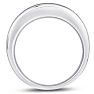 Men's 1/2ct Diamond Ring In 10K White Gold Image-4
