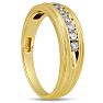 Men's 1/4ct Diamond Ring In 10K Yellow Gold Image-6
