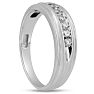 Men's 1/4ct Diamond Ring In 14K White Gold Image-6