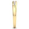 Men's 1/10ct Diamond Ring In 10K Yellow Gold Image-4