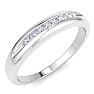 Men's 1/10ct Diamond Ring In 14K White Gold Image-2