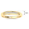 Men's 1/10ct Diamond Ring In 14K Yellow Gold Image-5