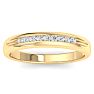 Men's 1/5ct Diamond Ring In 10K Yellow Gold Image-1