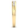 Men's 1/5ct Diamond Ring In 14K Yellow Gold Image-4
