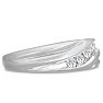 Men's 1/4ct Diamond Ring In 14K White Gold Image-2
