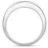 Men's 1/4ct Diamond Ring In 14K White Gold Image-4