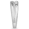 Men's 1/4ct Diamond Ring In 14K White Gold Image-5