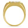 Men's 1ct Diamond Ring In 14K Yellow Gold Image-4