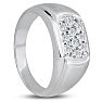 Men's 1/2ct Diamond Ring In 14K White Gold Image-6