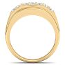 Men's 1ct Diamond Ring In 14K Yellow Gold Image-3