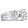 Men's 1/2ct Diamond Ring In 10K White Gold Image-2