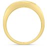 Men's 1/2ct Diamond Ring In 10K Yellow Gold Image-4