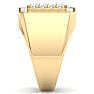 Men's 1ct Diamond Ring In 10K Yellow Gold Image-4