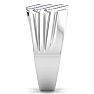 Men's 1/2ct Diamond Ring In 14K White Gold Image-4