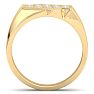 Men's 1/2ct Diamond Ring In 14K Yellow Gold Image-3