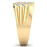 Men's 1/2ct Diamond Ring In 14K Yellow Gold Image-4