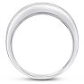 Men's 1/2ct Diamond Ring In 14K White Gold Image-4