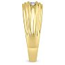 Men's 1/4ct Diamond Ring In 10K Yellow Gold Image-5