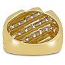 Men's 1 1/4ct Diamond Ring In 10K Yellow Gold Image-3