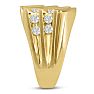 Men's 1 1/4ct Diamond Ring In 10K Yellow Gold Image-5