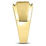 Men's 1/2ct Diamond Ring In 14K Yellow Gold Image-5