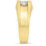 Men's 1/2ct Diamond Ring In 10K Yellow Gold Image-5