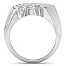 Men's 1/2ct Diamond Ring In 14K White Gold Image-3